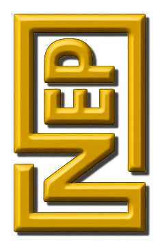 NEP Creations gold 3D portrait logo of boxed NEP initials